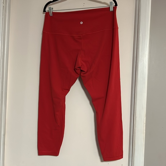 Lululemon Align size 16 red leggings - Picture 2 of 4